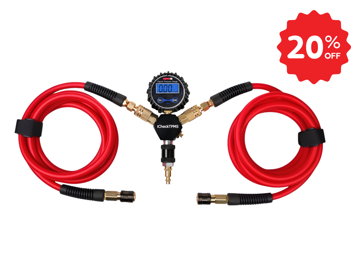 iCheckTPMS Twin Tyre Inflator/Deflator Kit ICMTDI2