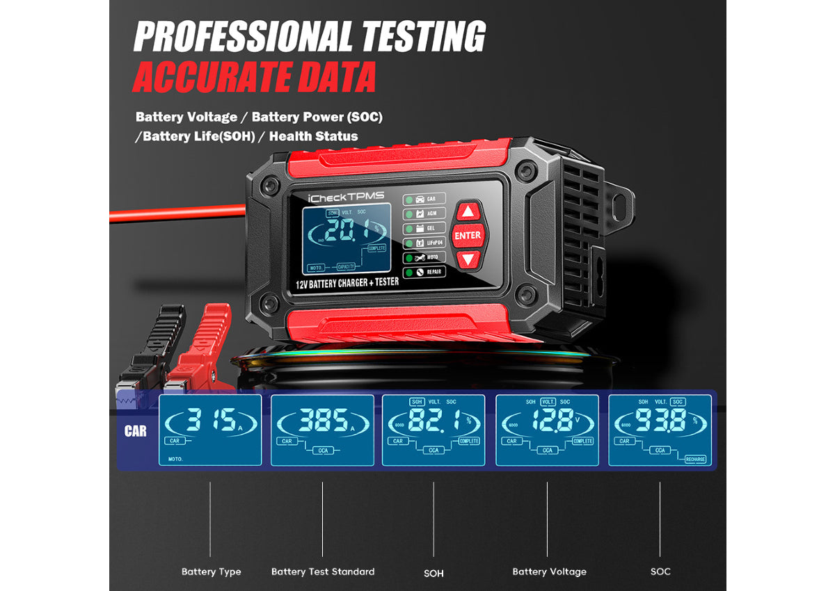iCheck 12v Battery Charger/Tester