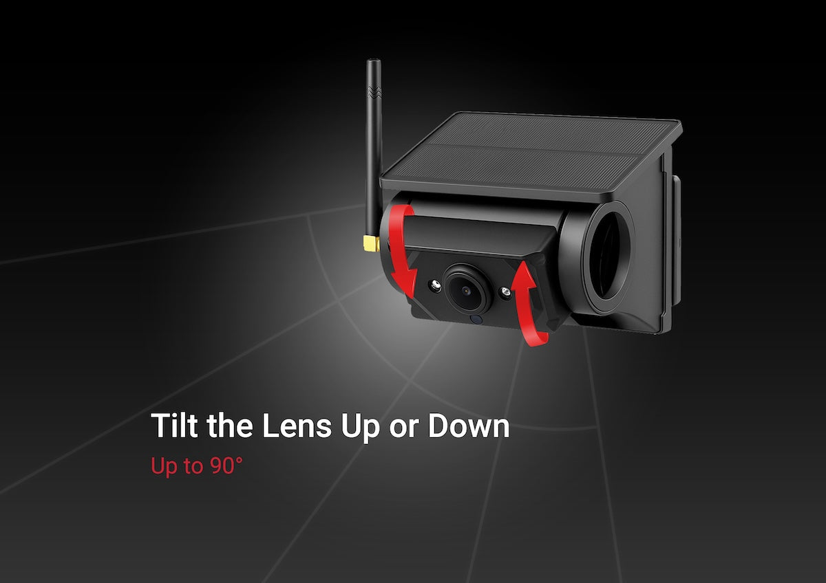 iCheck Pro Series Solar Wireless Reverse and RV Security Camera