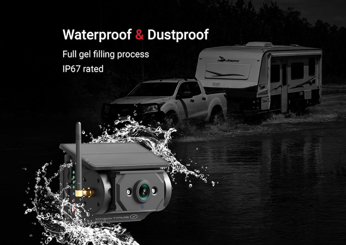 iCheck Pro Series Solar Wireless Reverse and RV Security Camera